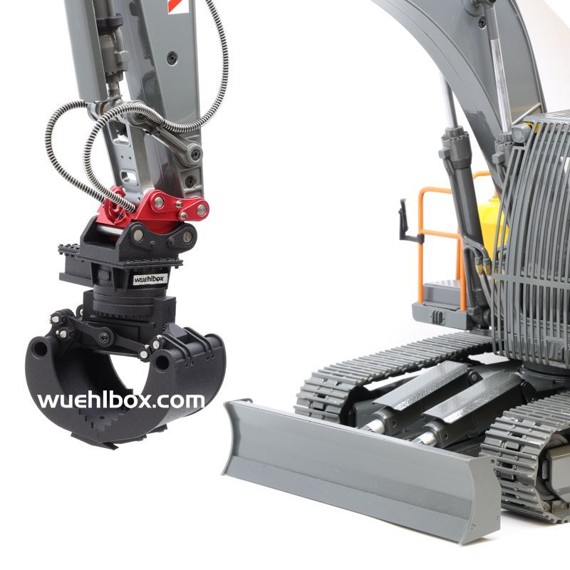 Sortiergreifer mit Electric Quick, endlos drehbar, Volvo EC160E