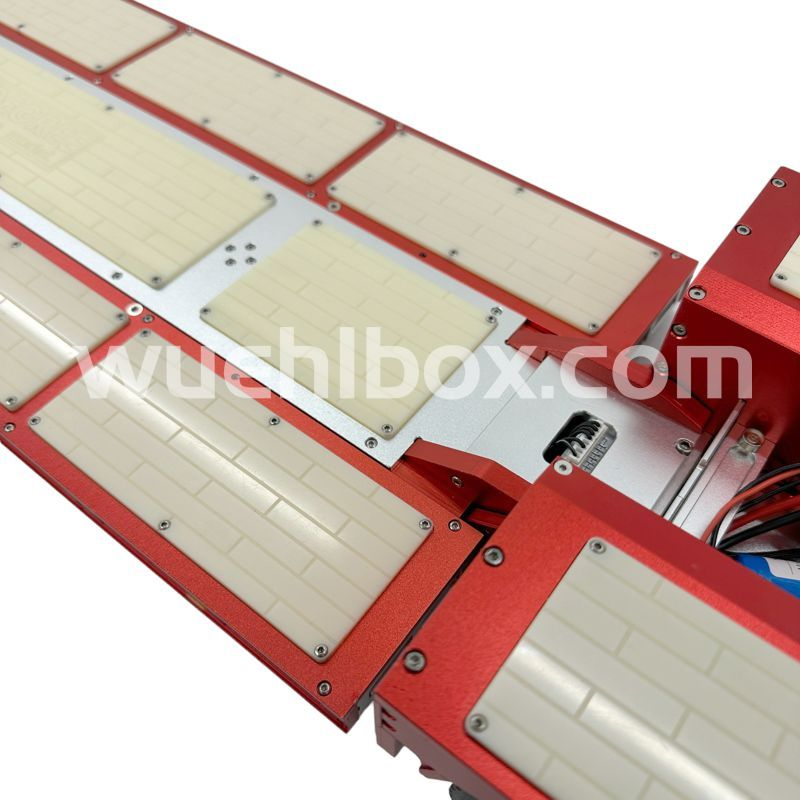 Hydraulic 8-axle low bed trailer with swing axle 1:14