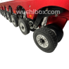 Hydraulic 8-axle low bed trailer with swing axle 1:14