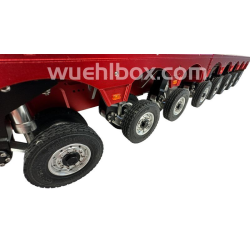Hydraulic 8-axle low bed trailer with swing axle 1:14