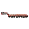 Hydraulic 8-axle low bed trailer with swing axle 1:14
