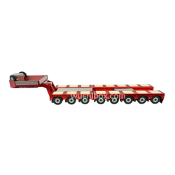 Hydraulic 8-axle low bed trailer with swing axle 1:14