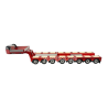 Hydraulischer 8-Achs Tiefbettauflieger mit Pendelachse 1:14