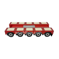 Hydraulic 8-axle low bed trailer with swing axle 1:14