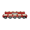 Hydraulic 8-axle low bed trailer with swing axle 1:14