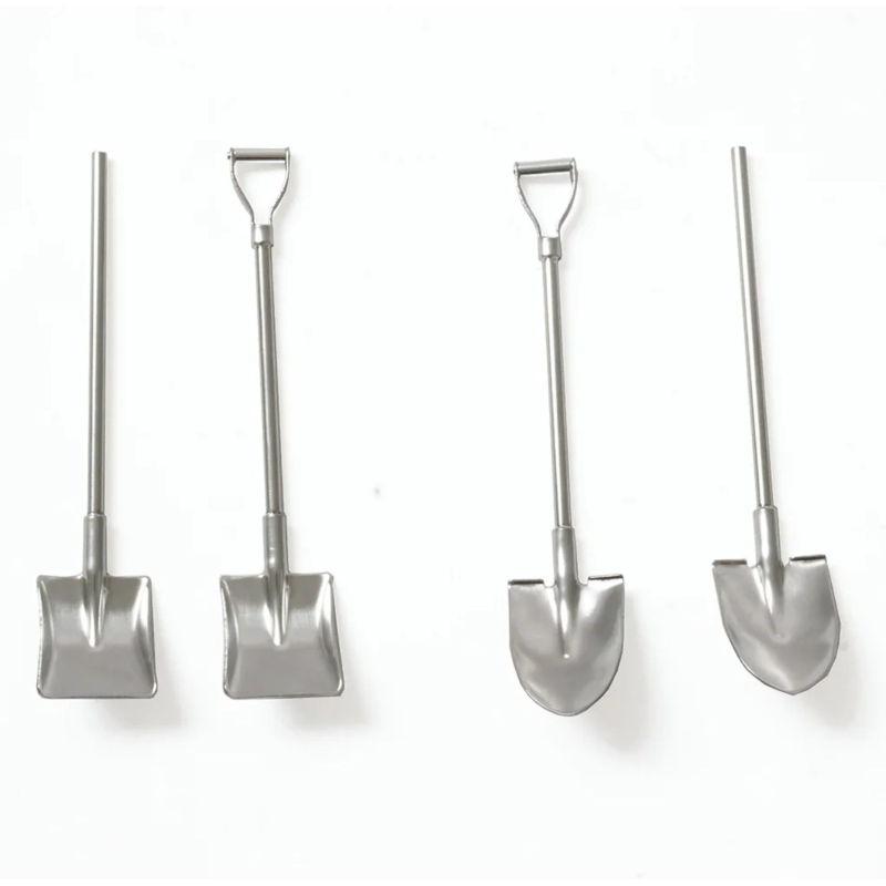 Metal wheelbarrow set with 2 spade and 2 shovel 1:14