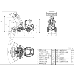 Mini wheel loader Lesu MCL 8 1:14 RTR