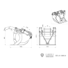 RC Bagger Lesu Hydraulischer Greiflöffel 1:14