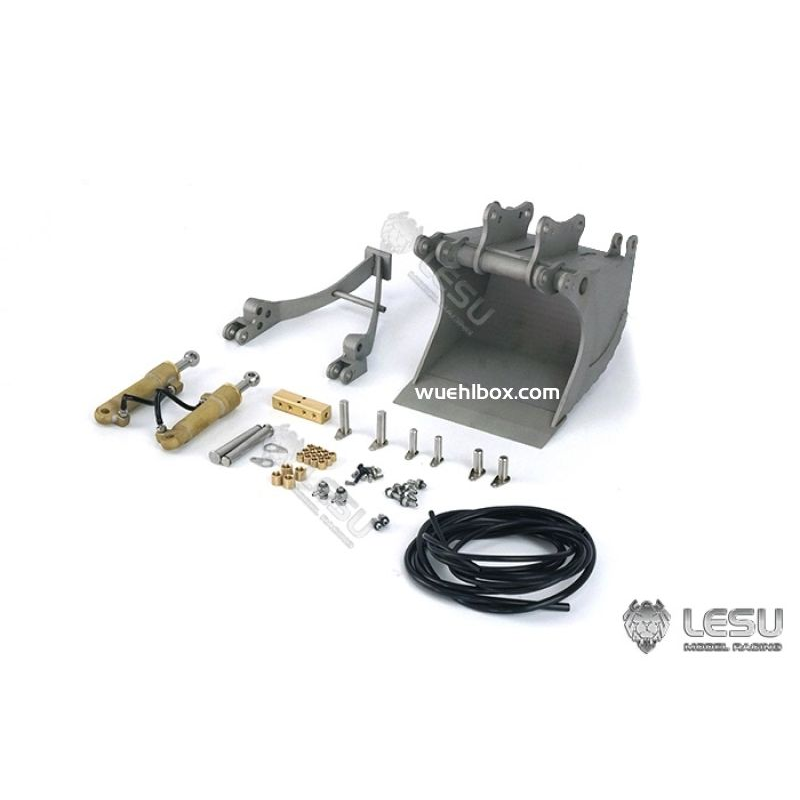 RC Bagger Lesu Hydraulischer Greiflöffel 1:14