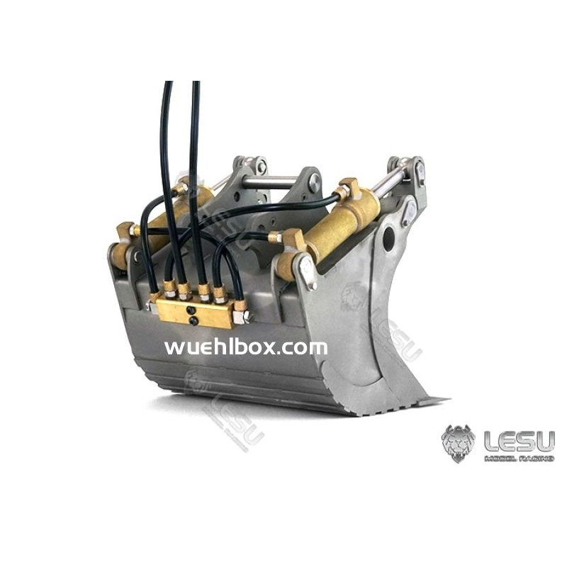 RC Bagger Lesu Hydraulischer Greiflöffel 1:14