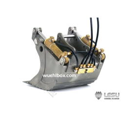 RC Bagger Lesu Hydraulischer Greiflöffel 1:14