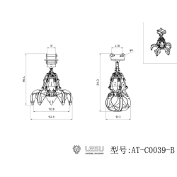 RC Excavator Lesu Hydraulic grab 1:14