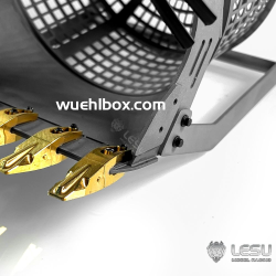 RC Excavator Lesu Hydraulic rotary screening bucket 1:14