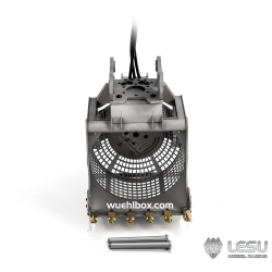 RC Bagger Lesu Hydraulischer Rotations Sieblöffel 1:14