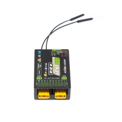FrSky ARCHER PLUS R12+, 12 konfigurierbare Kanalports*, jeder Kanalport kann als PWM, SBUS, FBUS oder S.Port zugewiesen werden.