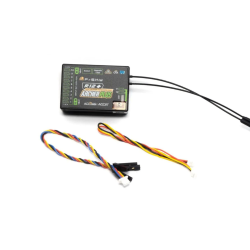 FrSky ARCHER PLUS R12+, 12 konfigurierbare Kanalports*, jeder Kanalport kann als PWM, SBUS, FBUS oder S.Port zugewiesen werden.