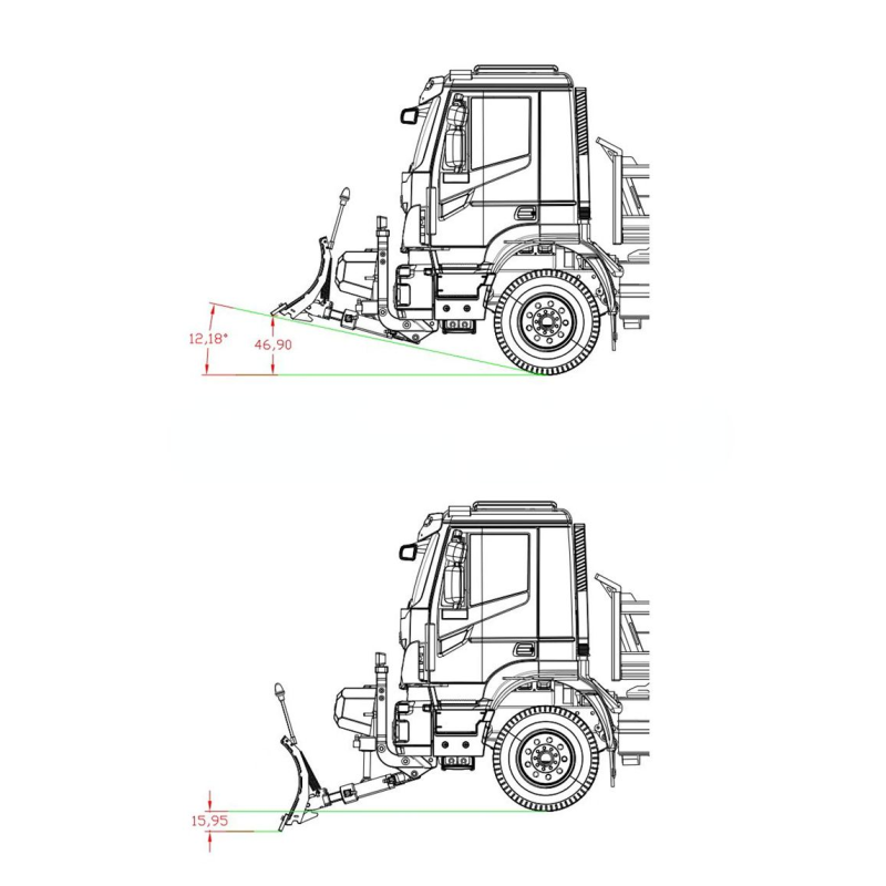 Snow plow hydraulic 1/14