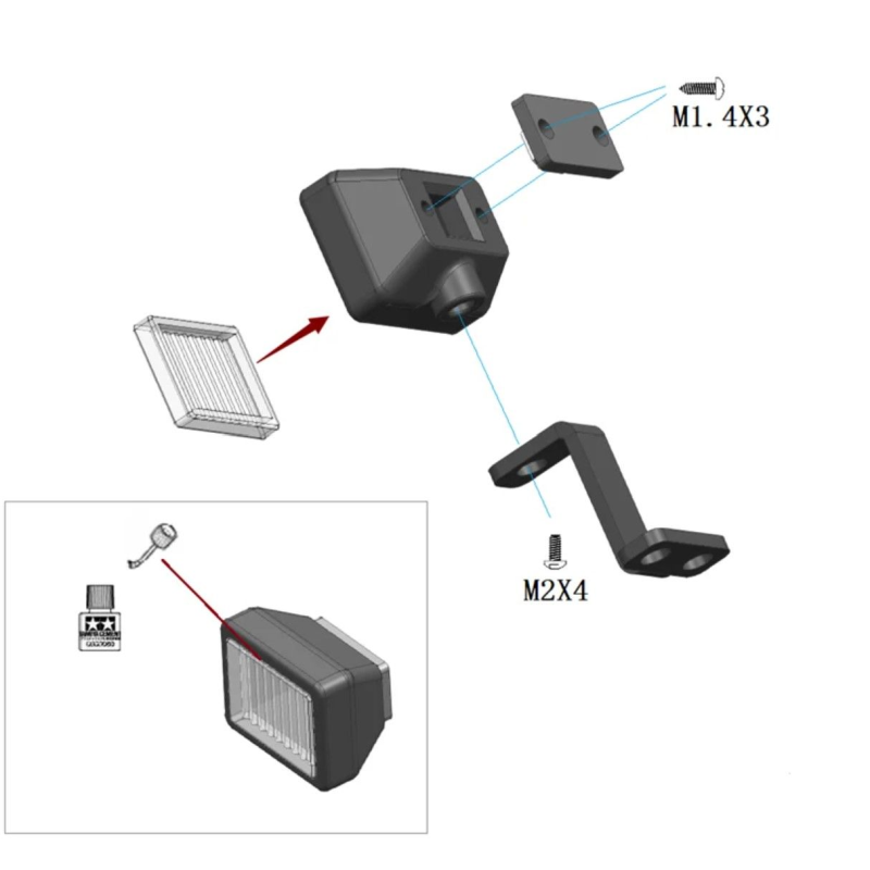 LED Arbeits Scheinwerfer 2 Stück