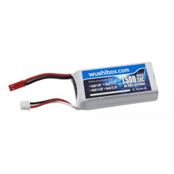 2S 7,4 V 1500mAh Lipo Batterie JST Stecker