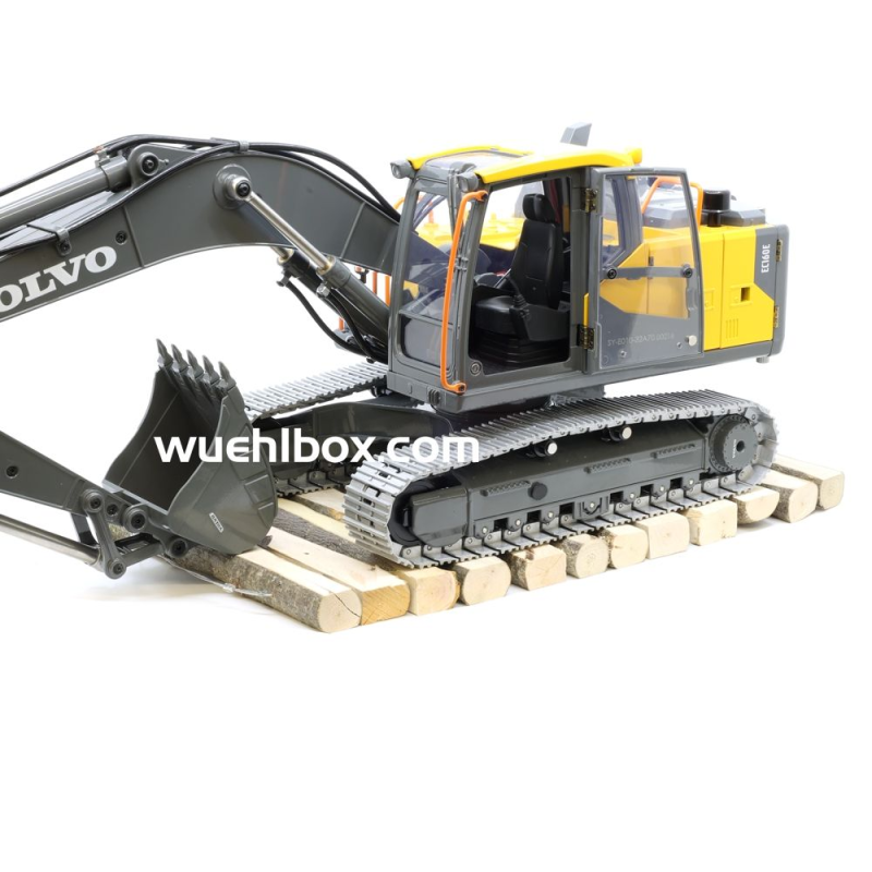 Excavator mattresses made of 4 planks tied together, raw sawn