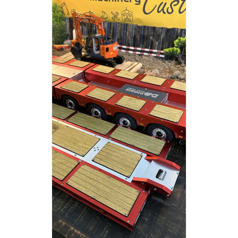 Holzauflagen Set für den 8-Achs Tiefbettauflieger