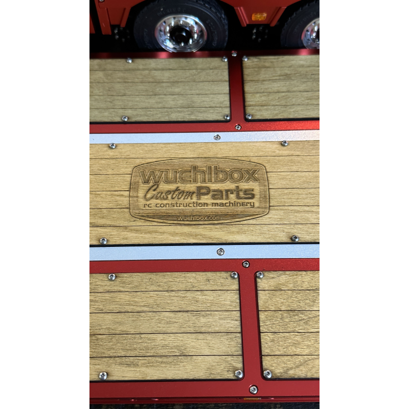 Wood Deck Boards for the 8-axle low bed trailer