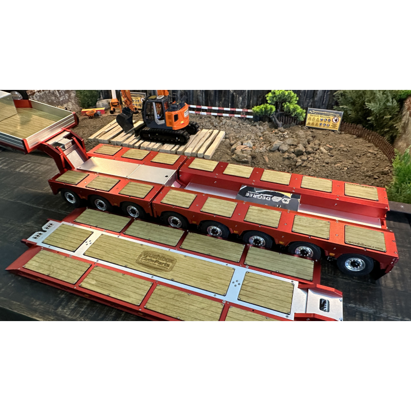 Wood Deck Boards for the 8-axle low bed trailer