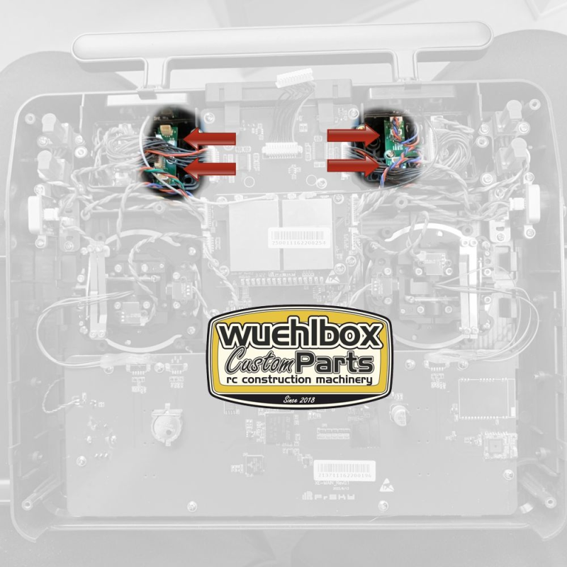 FrSky Kippschalter Ein/Aus tastend mit langem Griff und Verbindungskabel für Tandem XE