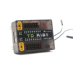 FrSky 2.4G 900M Tandem Dual-Band Receiver TD R18 Receiver with 18CH Ports