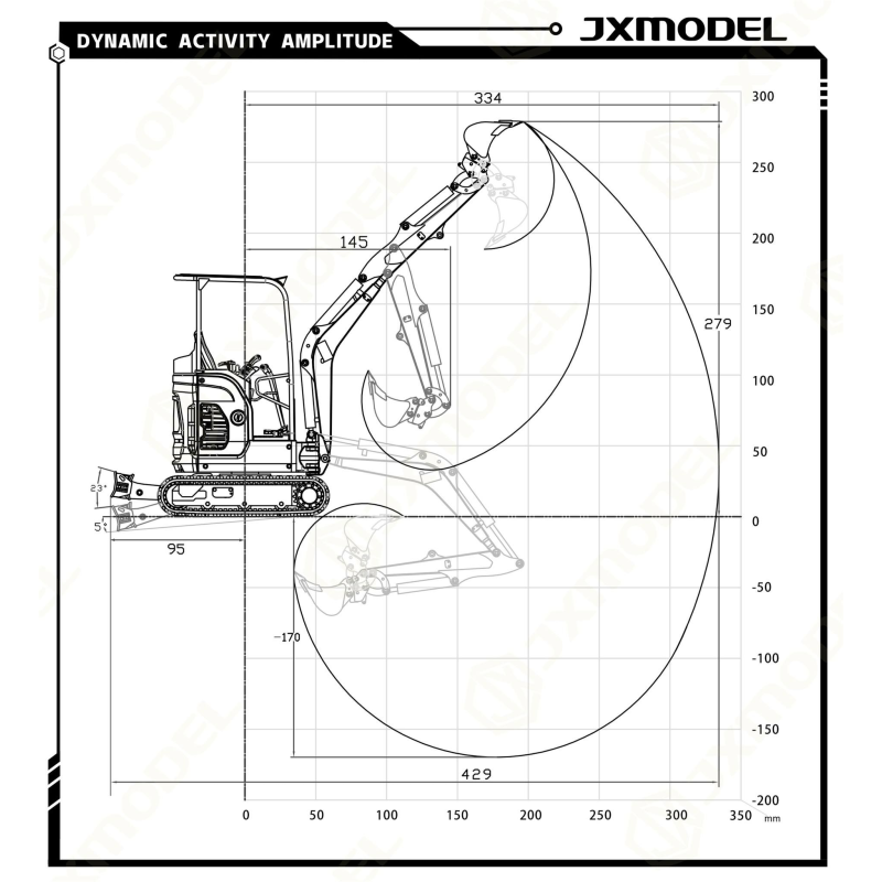 RC Hydraulik Mini Bagger JX E20 V2