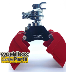 Wood grabber / wood tongs made of metal hydraulic