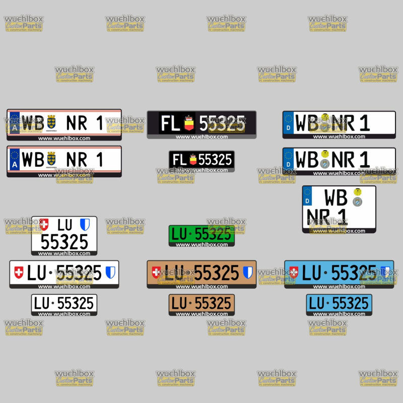 Request license plates