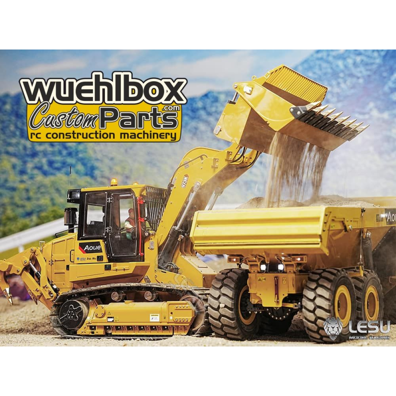 RC Bagger Laderaupe Lesu 973K
