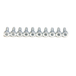 M2,5 x 6 mm Torx Schrauben mit breitem Kopf (10 Stück)