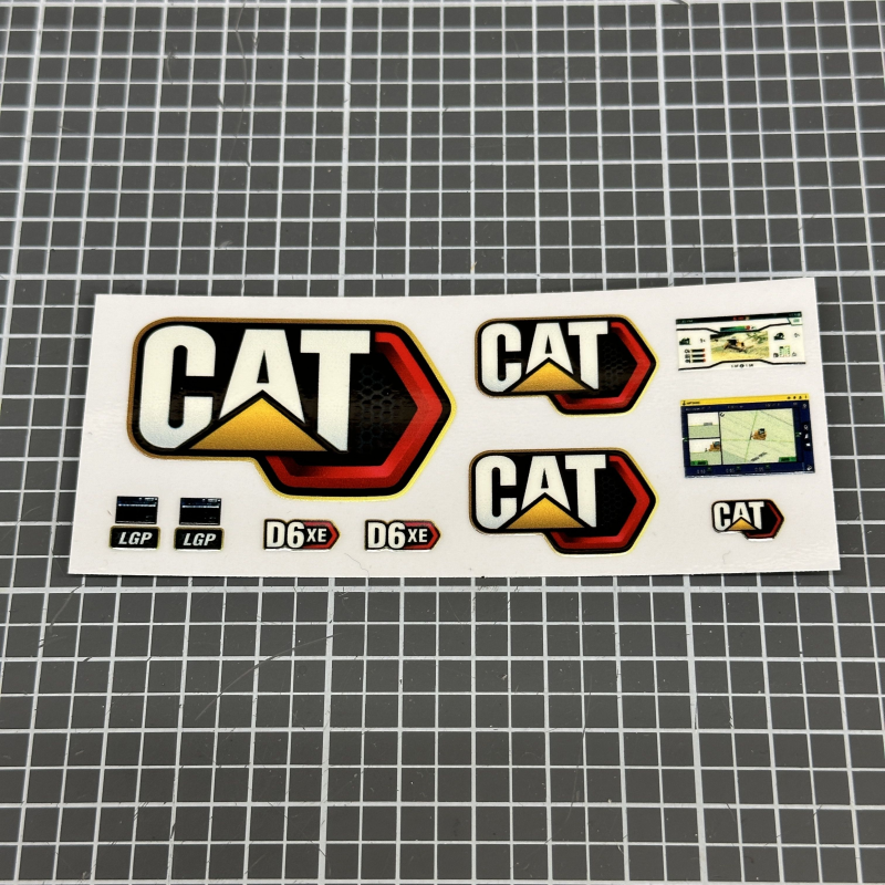 Decal Set Dozer CAT D6 1:14