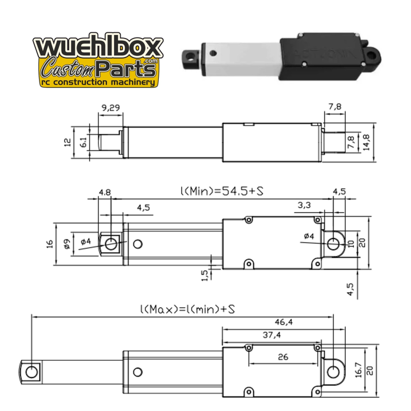 Linear Antriebe LA-T8 6V 188N