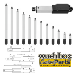 Linear actuator LA-T8 6V 188N