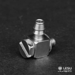 Lesu Stecknippel 90° M3 Gewinde, 3.5 mm Nippel