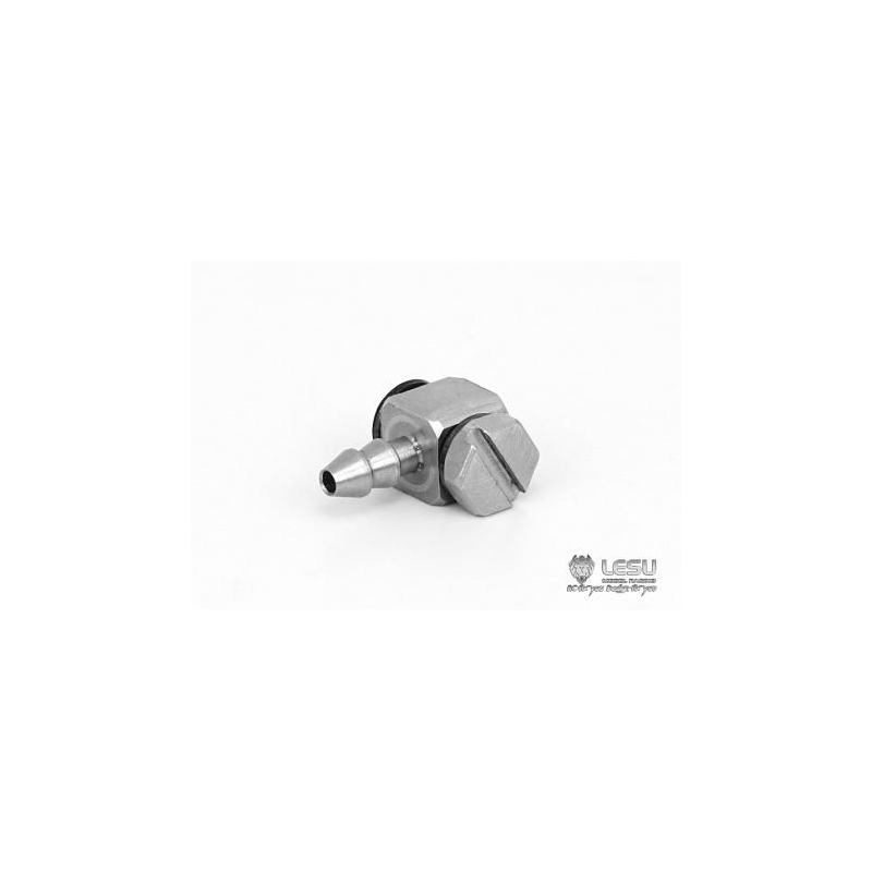 Lesu plug nipple 90° M3 thread, 2.7 mm nipple