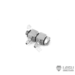 Lesu Doppel Stecknippel 90° M3 Gewinde, 2.1 mm Nippel