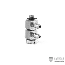 Lesu Doppel Stecknippel 90° M3 Gewinde, 2.7 mm Nippel
