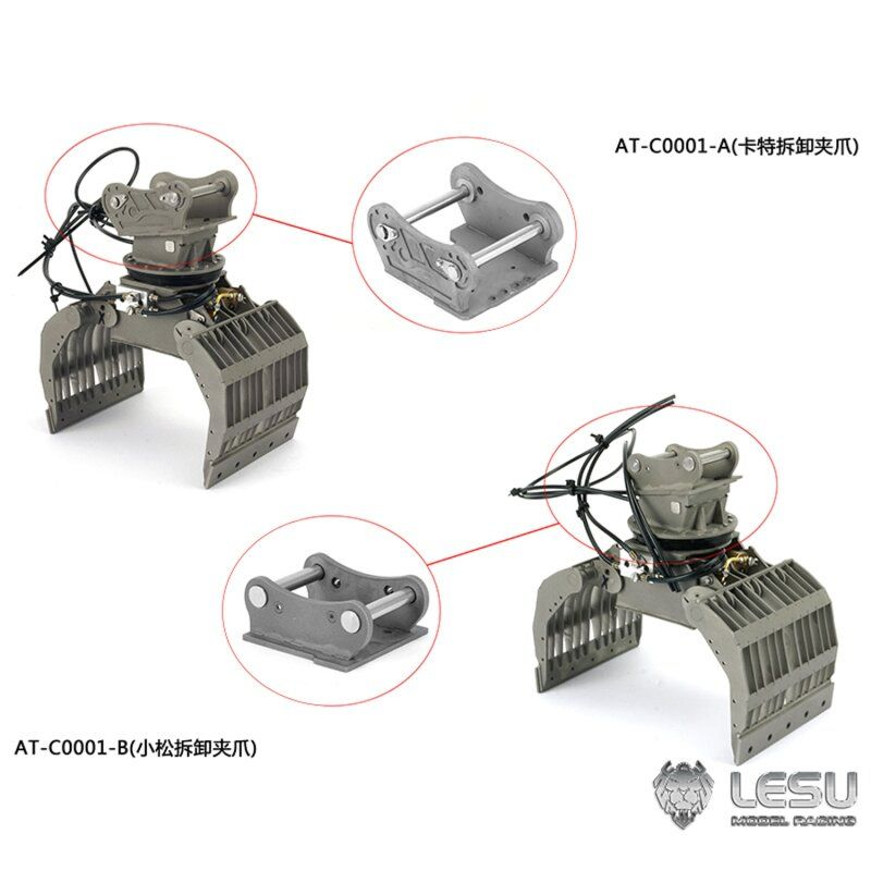 RC Bagger Lesu Sortiergreifer 1:14