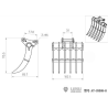 RC Excavator Lesu rake 1:14