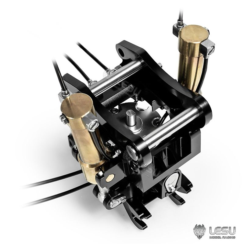 RC Bagger Lesu Tiltrotator mit Schnellwechsler 1:14