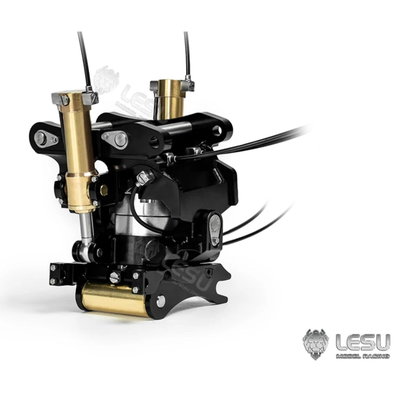 RC Bagger Lesu Tiltrotator mit Schnellwechsler 1:14
