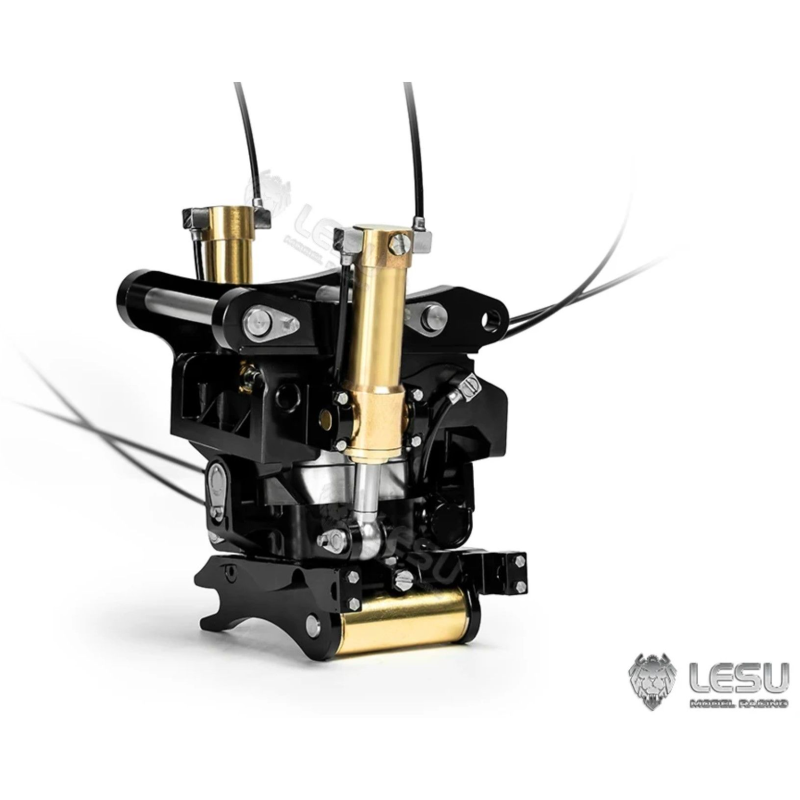 RC Bagger Lesu Tiltrotator mit Schnellwechsler 1:14