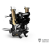 RC Bagger Lesu Tiltrotator mit Schnellwechsler 1:14