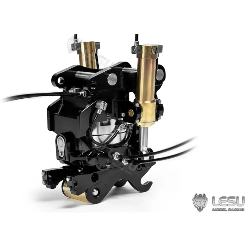 RC Bagger Lesu Tiltrotator mit Schnellwechsler 1:14