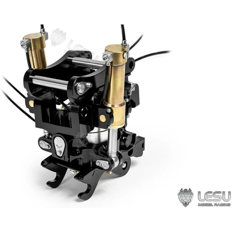 RC Excavator Lesu tiltrotator with quick coupler 1:14