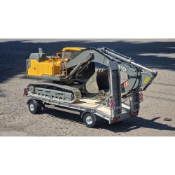 Scale Parts Tieflader Anhänger mit gerader Plattform 2 achs 1:14